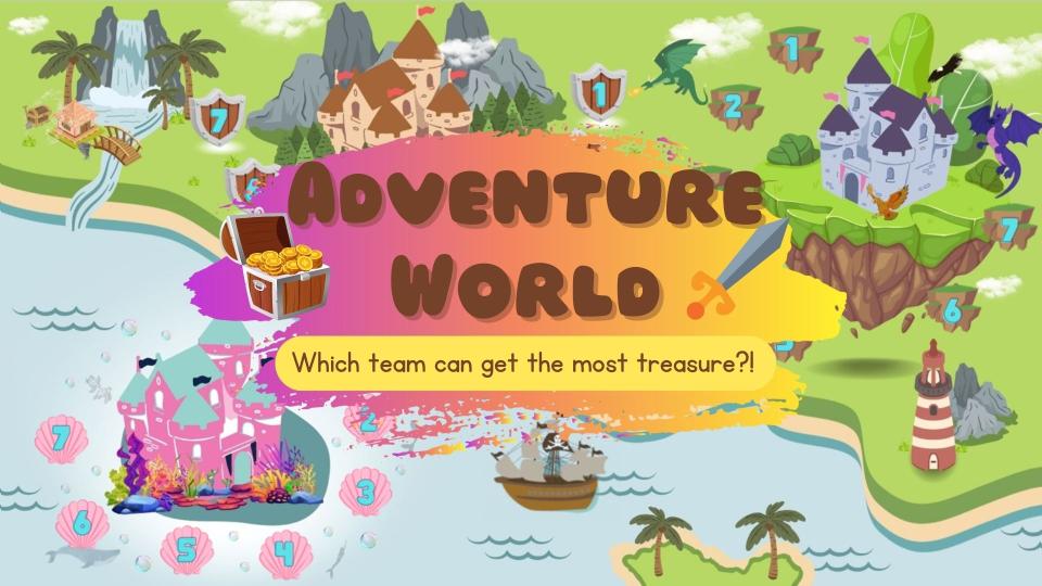 【夏限定】参加型クイズイベント "Adventure World" の開催